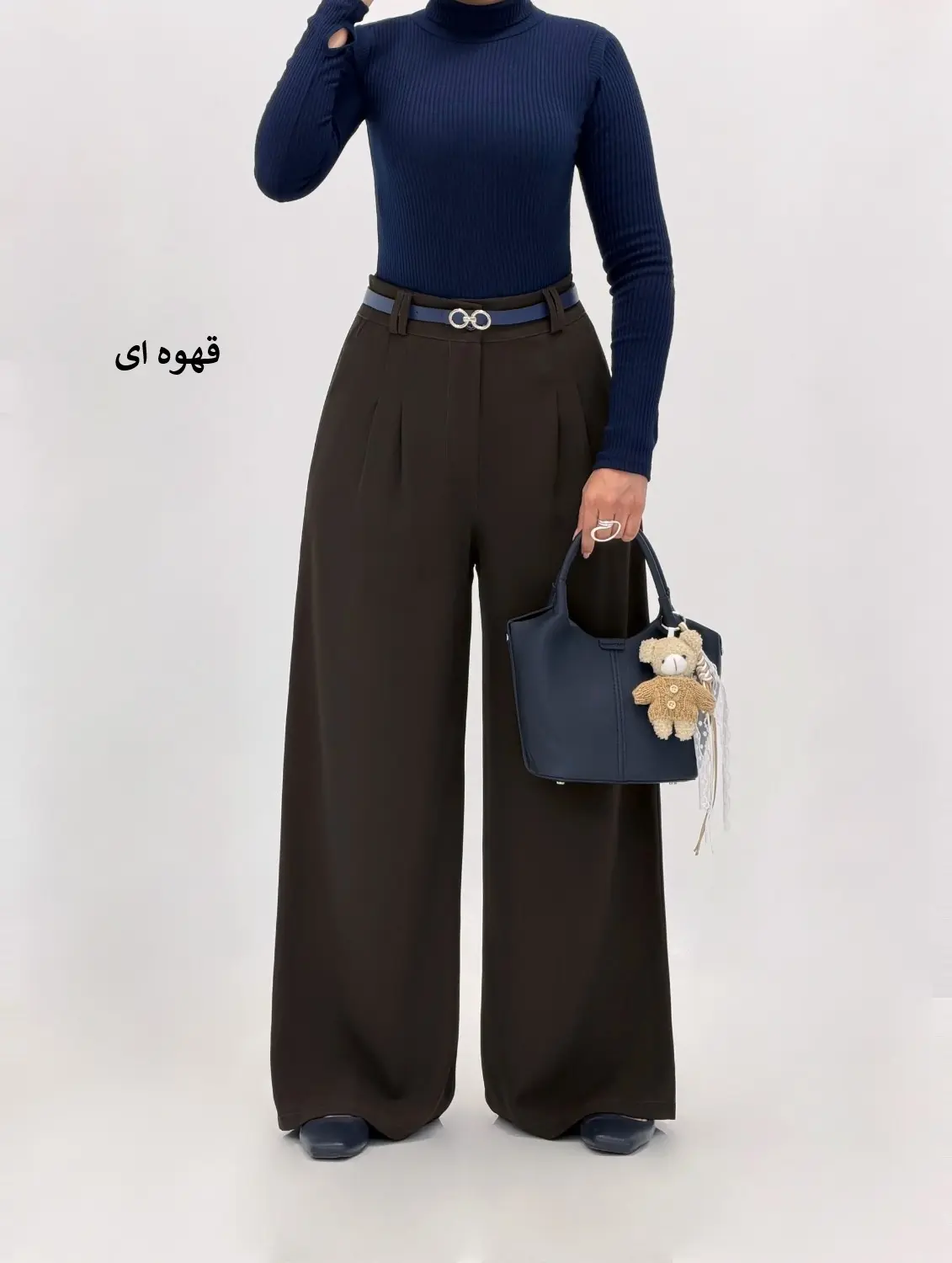 6842-شلوار فول بگ کرپ کاترین